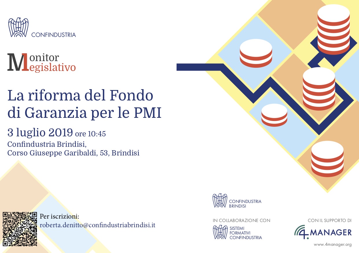 La Riforma Del Fondo Di Garanzia Per Le PMI - Confindustria - Brindisi